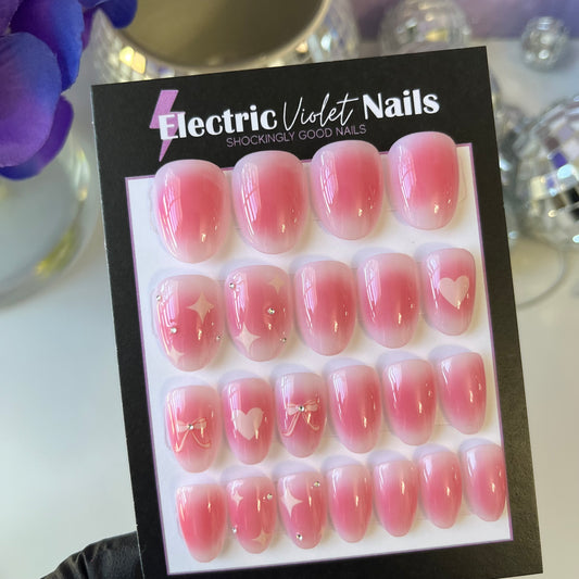 Coquette Gradient Press-on Nail Set
