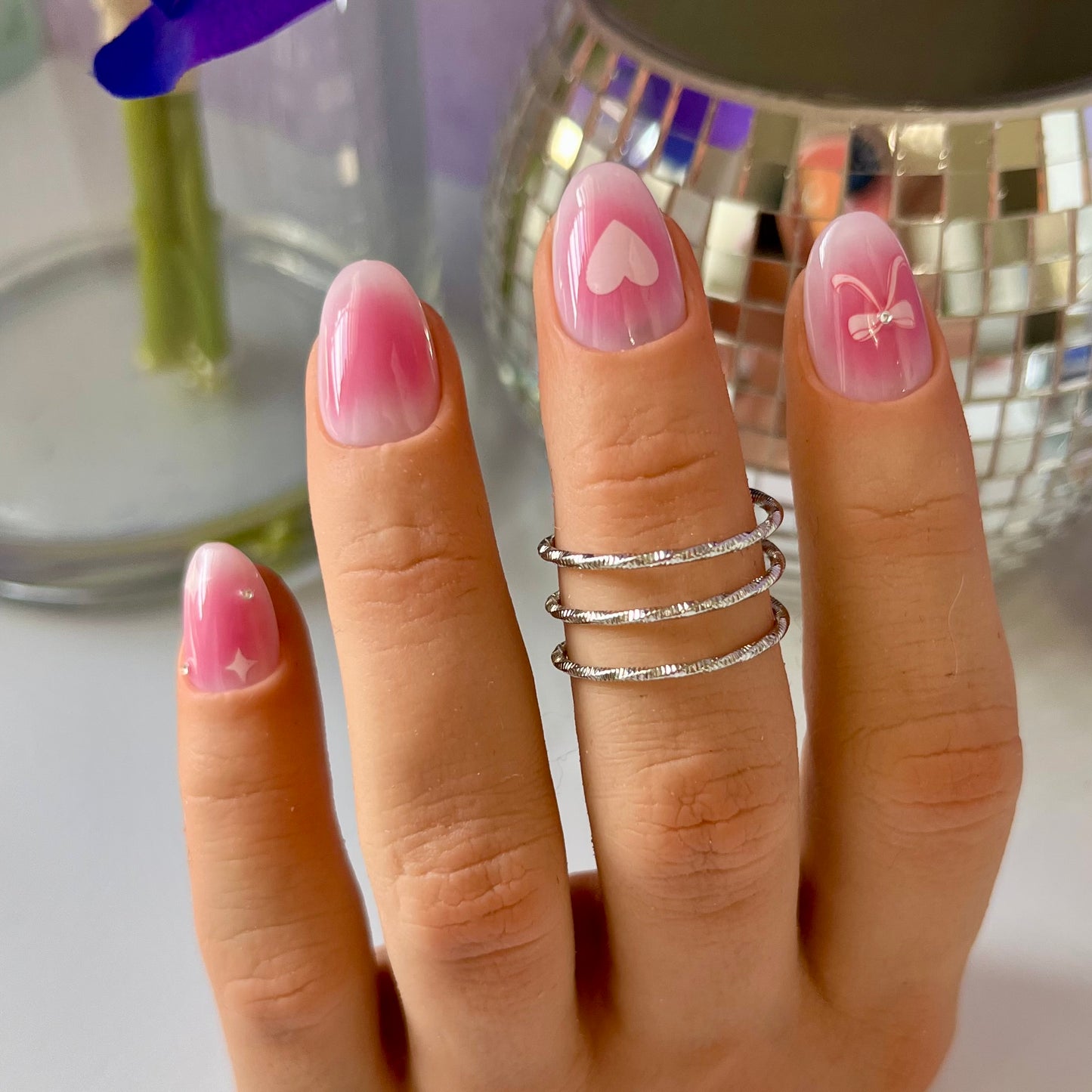 Coquette Gradient Press-on Nail Set