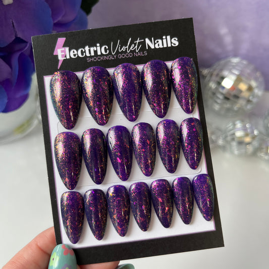 Purple & Fairy Flakes