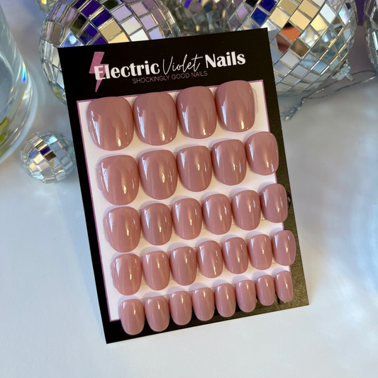 XXS Send Nudes Solid Color Press-on Nail Set