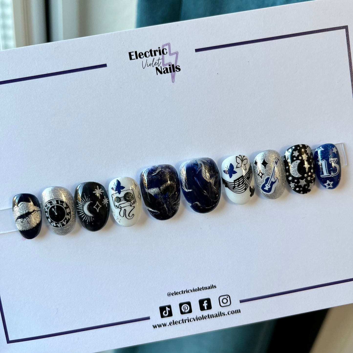 Midnights Inspired Nails