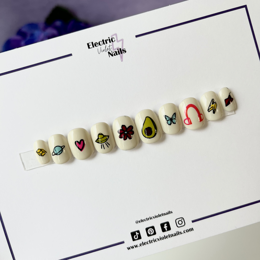 Emoji Child Nail Set