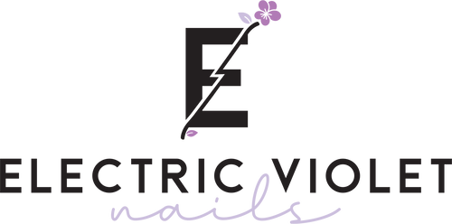 Electric Violet Nails 