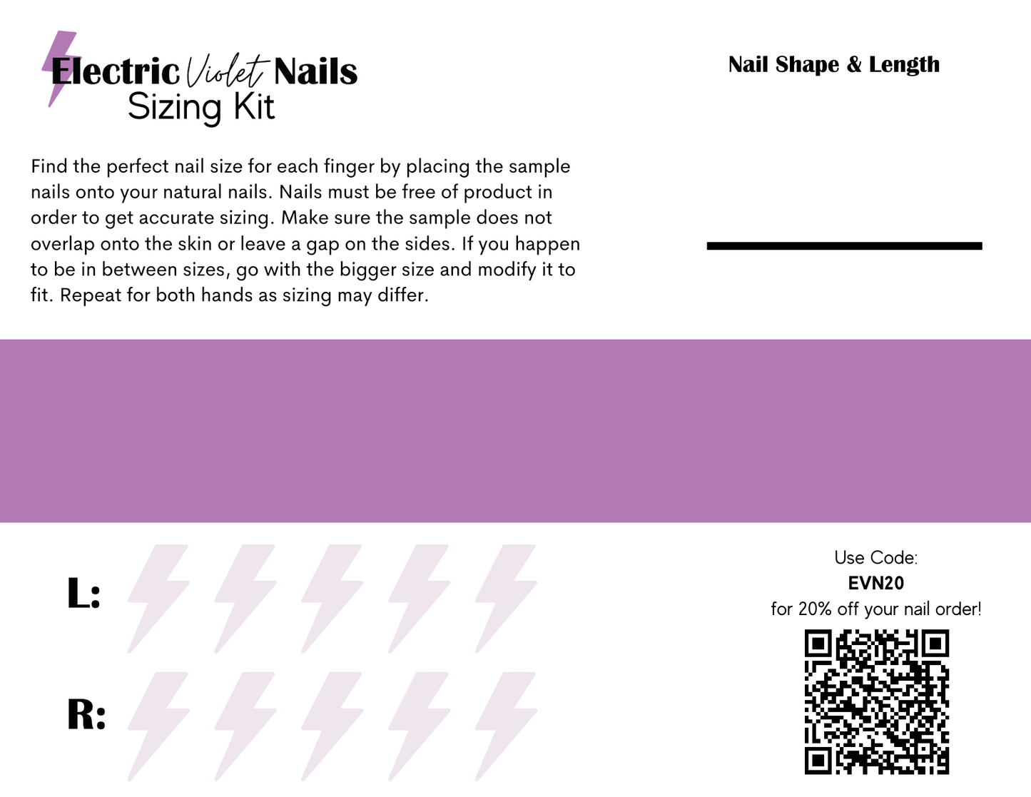 Basic Nail Sizing Kit