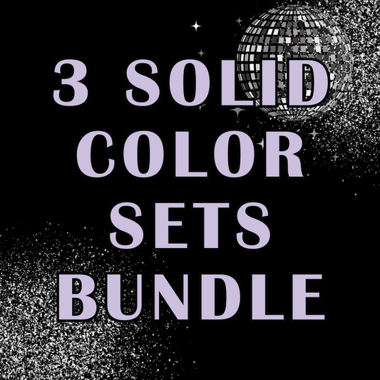 Solid Color Set Package (3 Colors)
